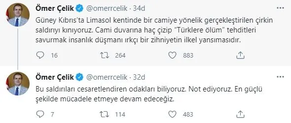 son-dakika-ak-parti-sozcusu-omer-celik-guney-kibrista-bir-camiye-yonelik-saldiriyi-kinadi-1616775642465.jpg Son dakika! AK Parti Sözcüsü Ömer Çelik Güney Kıbrıs'ta bir camiye yönelik saldırıyı kınadı-2