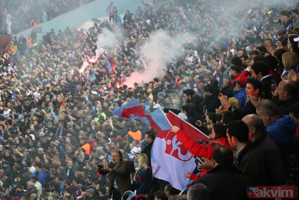 Trabzonspor taraftarı şampiyonluğu kutluyor! Renkli görüntüler... - 50