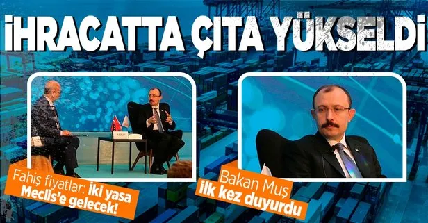 Ticaret Bakanı Mehmet Muş ihracattaki stratejik hedefi Türkiye İhracat Seferberliği programında duyurdu