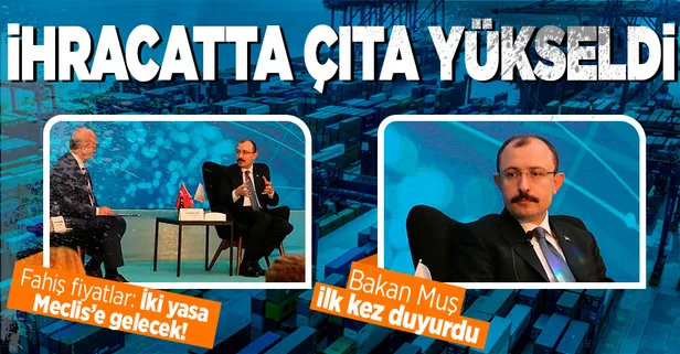 Ticaret Bakanı Mehmet Muş ihracattaki stratejik hedefi "Türkiye İhracat Seferberliği" programında duyurdu