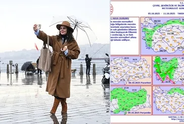 Kuvvetli yağışlarda 2. dalga alarmı: Meteoroloji’den yeni uyarı geldi! Sıcaklıklar 7 derece birden düşecek! İstanbul, Ankara...