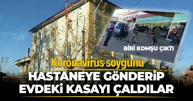 "Acilen devlet hastanesine gidin ücretsiz koronavirüs testi yaptırın" diyip evdeki kasayı çaldılar