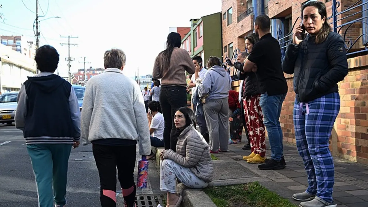 CANLI: Kolombiya beşik gibi sallandı! 7,4 büyüklüğünde şiddetli deprem: Can kaybı var