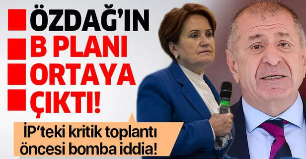 SON DAKİKA: İyi Parti'deki kritik toplantı öncesi flaş gelişme: Özdağ'ın partisi geliyor!