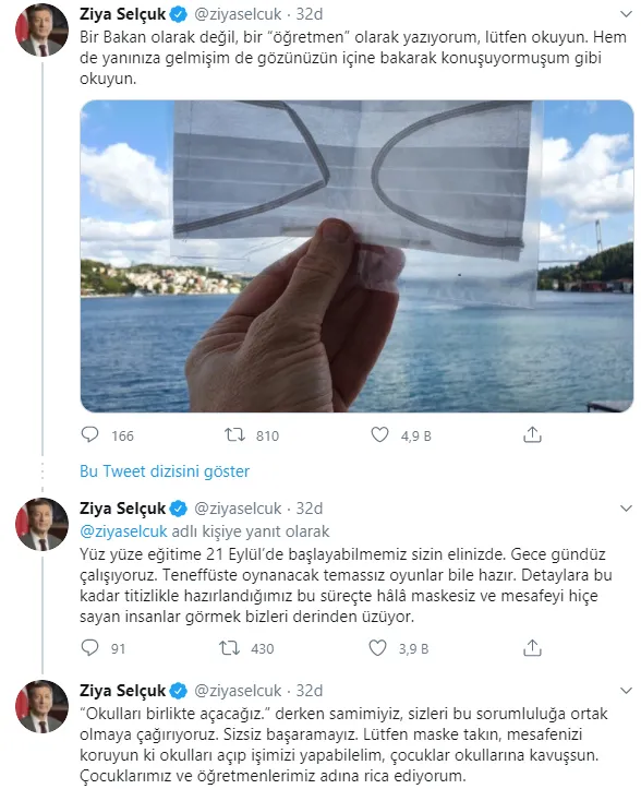 Okulların açılması yeniden ertelenecek mi? Milli Eğitim Bakanı Ziya Selçuk'tan flaş açıklama-1