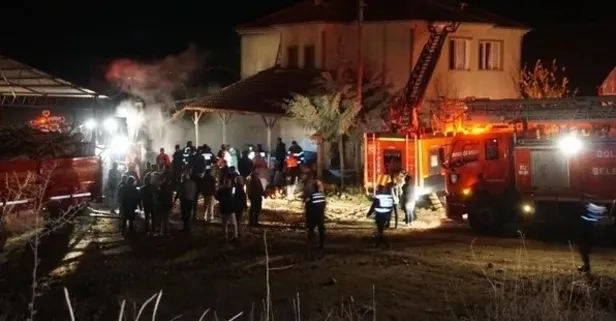 Burdur’da kalorifer kazanı patladı: Alevler evi sardı