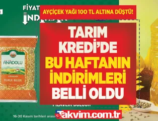 Anadolu Ayçiçek yağı 35 TL altına düştü! Aktüel kataloğu fişeği çaktı! Tarım Kredi 25 Kasım FİYAT LİSTESİ! Pirinç, 12'li kağıt havlu, yağ...