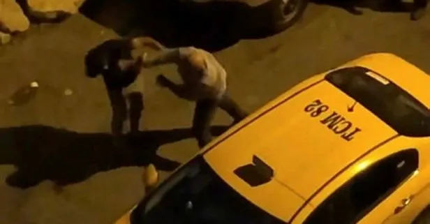 İstanbul’da taksici dehşeti! İki yumrukla nakavt