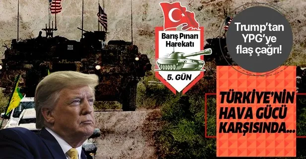 Trump'tan YPG'ye 'çekilin' çağrısı!