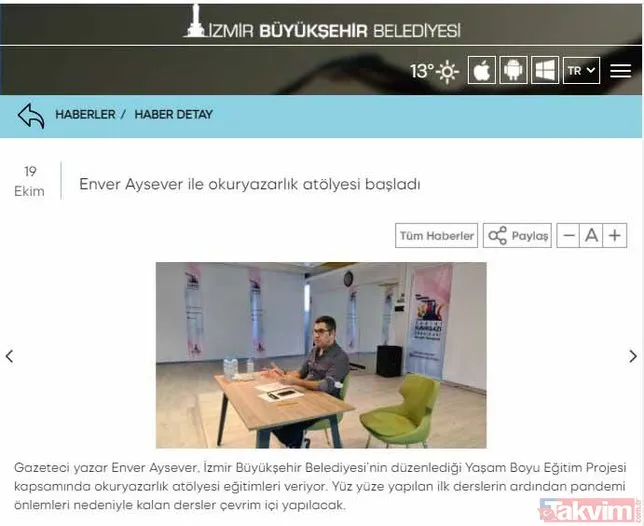 Mersin, Mudanya, Şişli, Ataşehir... CHP'li belediyeler yandaş gazeteci Enver Aysever'e çalışmış
