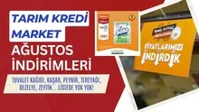 Tarım Kredi Market 29 Temmuz- 9 Ağustos kataloğu yenilendi! 54,90a düştü; 60 üründe ekstra indirim fırsatı! Yoğurt, peynir, süt, zeytin...