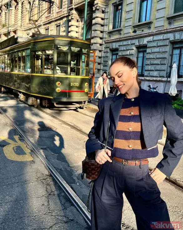 "Sabırla karısının fotoğraflarını çeken koca yürekli Burak" Fahriye Evcen ile Burak Özçivit'in İtalya çıkarması! Her paylaşımları ayrı olay - 9