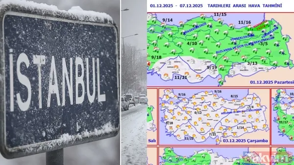 İstanbul o tarihte bembeyaz olacak! Kar kapıda: Buzlanma ve don alarmı! Listede hangi iller var? - 1