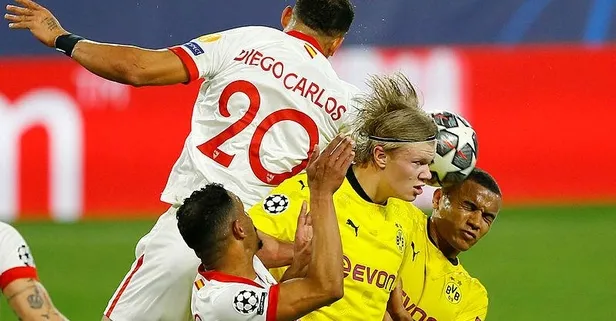 UEFA Şampiyonlar Ligi'nde Borussia Dortmund, Sevilla deplasmanında 3 golle kazandı (MAÇ SONU ÖZET)