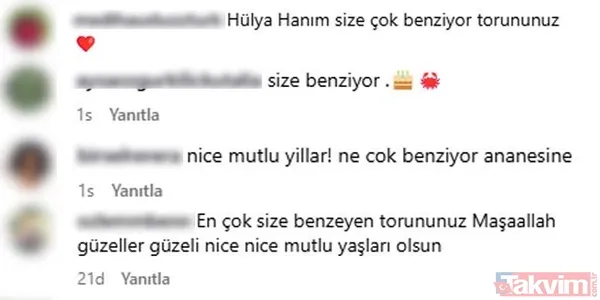 32 yıl önce kucağına almıştı! Hülya Koçyiğit’ten torunu Aslışah’a: Sen büyürken seni hayranlıkla izledim... - 7