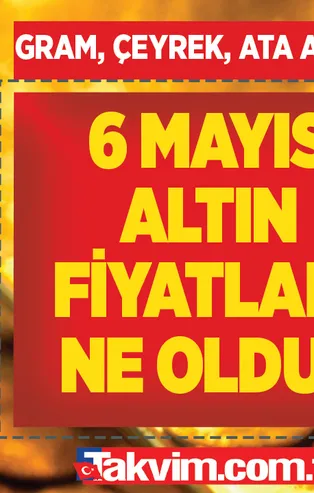 1 Haziran gram altın kaç TL? Çeyrek altın ne kadar? Tüm (tam) ANLIK CANLI ALTIN FİYATLARI | Son dakika altın alış satış rakamları