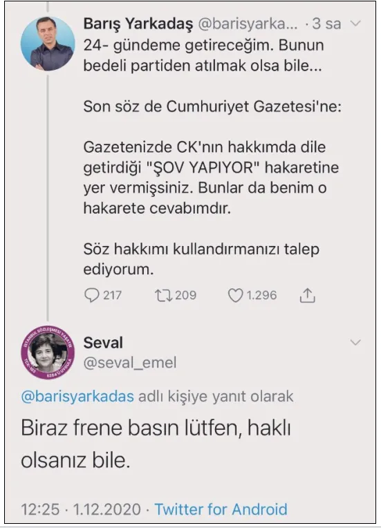 Bazı CHP'li kadınlar tacizin örtbas edilmesini istedi! Yarkadaş'a sosyal medyadan tepki gösterdiler-1