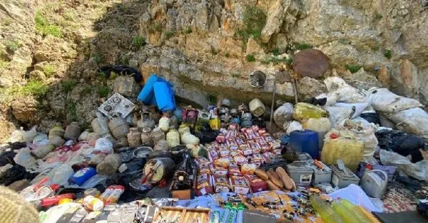 Tunceli'de PKK'ya darbe! Çok sayıda mühimmat ve yaşam malzemesi ele geçirildi