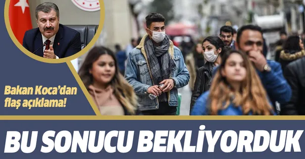 Sağlık Bakanı Fahrettin Koca'dan flaş açıklama: Bu sonucu bekliyorduk