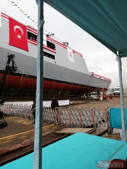 Başkan Erdoğan’ın katılımıyla Ufuk gemisi denize indirildi