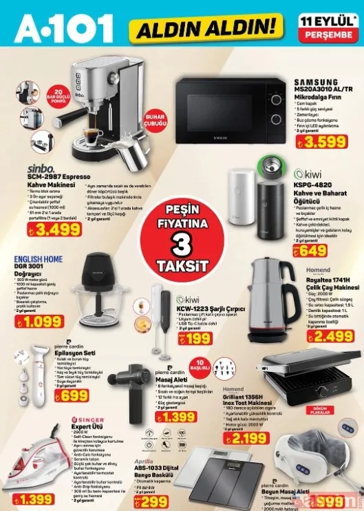 11 Eylül A101 aktüel kataloğu 2025: Bu hafta çarşaf, doğrayıcı, ayakkabılık indirimde - 7