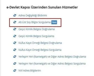 Soyağacı sorgulama sistemi için o bakanlık da devrede