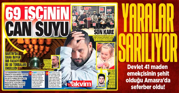 Devlet 41 maden emekçisinin şehit olduğu Amasra'da seferber oldu