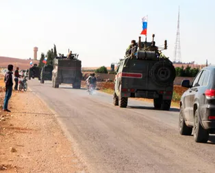 Rusya, Suriyenin kuzeyinde yeni güzergahında devriye yaptı