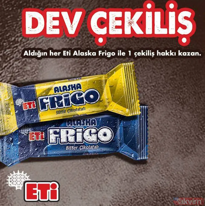 Eti Alaska Frigo Kampanyası çekiliş sonuçları açıklandı! İşte Eti Eti Alaska Frigo Kampanyası çekiliş sonuçları açıklandı! İşte Eti