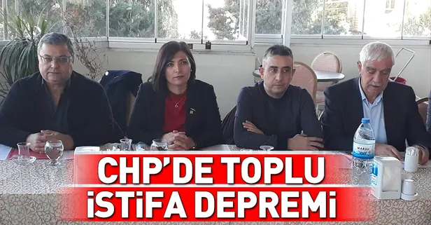 CHP'de toplu istifa depremi