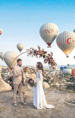 Balayı Kapadokya’da