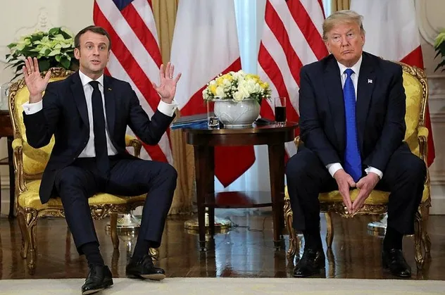 Trump ve Macron'dan önemli açıklamalar
