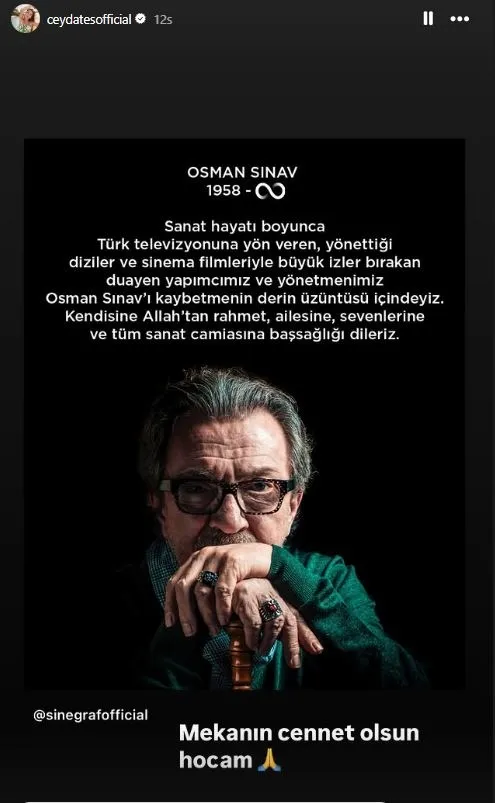 Sanat camiası yasta! Osman Sınav’a veda paylaşımları peş peşe geldi! Burak Özçivit, Oktay Kaynarca, Pınar Altuğ, Hülya Koçyiğit... - 5