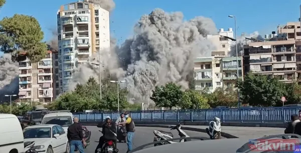 İsrail'den Beyrut'un kalbine alçak saldırı! Yine sivilleri hedef aldılar: Dehşet veren görüntüler - 2