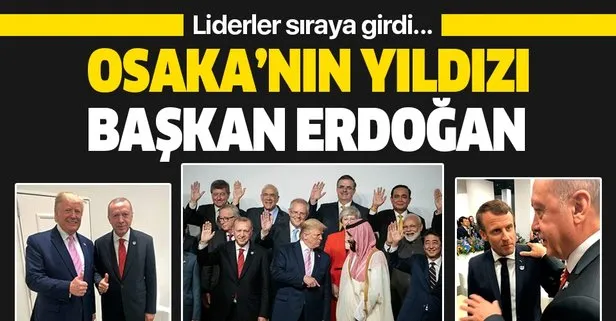 Osaka’daki G20 Liderler Zirvesi’nin yıldızı Başkan Erdoğan