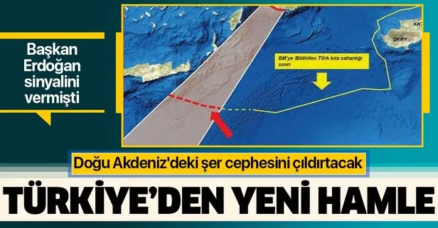 Türkiye’den Doğu Akdeniz’deki şer cephesini çıldırtacak hamle! Başkan Erdoğan sinyalini vermişti