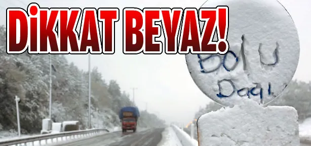 Dikkat beyaz!