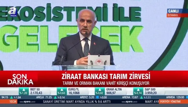 Tarımın geleceği masada! Bakan Nebati ve Bakan Kirişci'den çok önemli açıklamalar! Enflasyon ve destek mesajları
