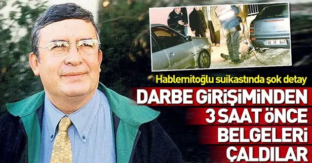 Necip Hablemitoğlu suikastında flaş gelişme! Darbeden önce belgeleri çaldılar