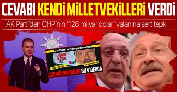 CHP'nin '128 milyar dolar' yalanına tepki!