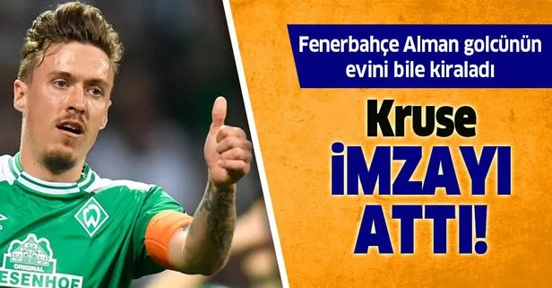 Fenerbahçe Max Kruse transferini bitirdi! Evi bile hazır