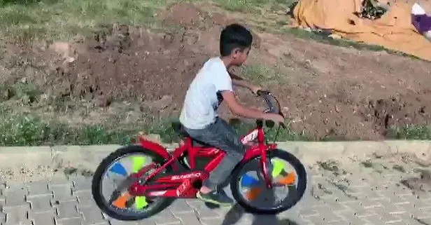 Mardin’in Derik ilçesinde bir çocuk 155’i arayıp bisiklet istedi