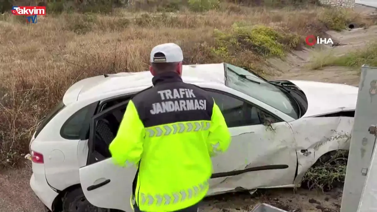 Bursa'da yoğun yağışla gelen kaza: 4 yaralı