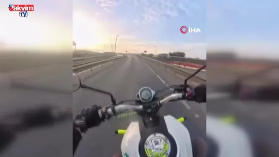 Esenyurt’ta motosiklet kazası: İşte o anlar!