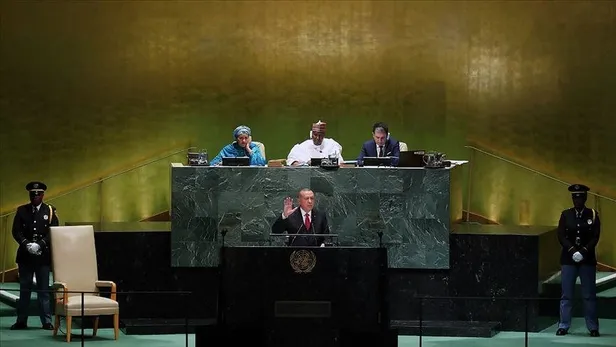 Başkan Erdoğan 77'nci BM Genel Kurulu'nda dünyaya seslendi: Dur demenin vaktidir-8