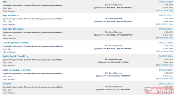 Hastane işçi alım kadroları! 20 Ocak 2023 Hastanelere en az ilköğretim mezunu sınavsız personel ve işçi alımı başvuru şartları nedir? - 9