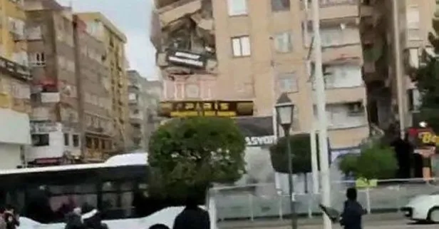 Şanlıurfa’da 8 katlı bina yerle bir oldu! Enkaz altında kalanlar var