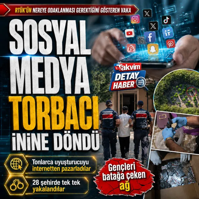 7 bin personelle 28 ilde uyuşturucu operasyonu: 96 şüpheli yakalandı... Tonlarca zehri sosyal medyada pazarladılar