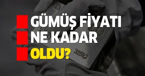 Gümüş fiyatları ne kadar oldu?