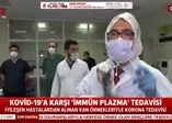 Kovid-19'a karşı Türkiye'de ilk kez yapılan 'immün plazma tedavisi' A Haber canlı yayınında